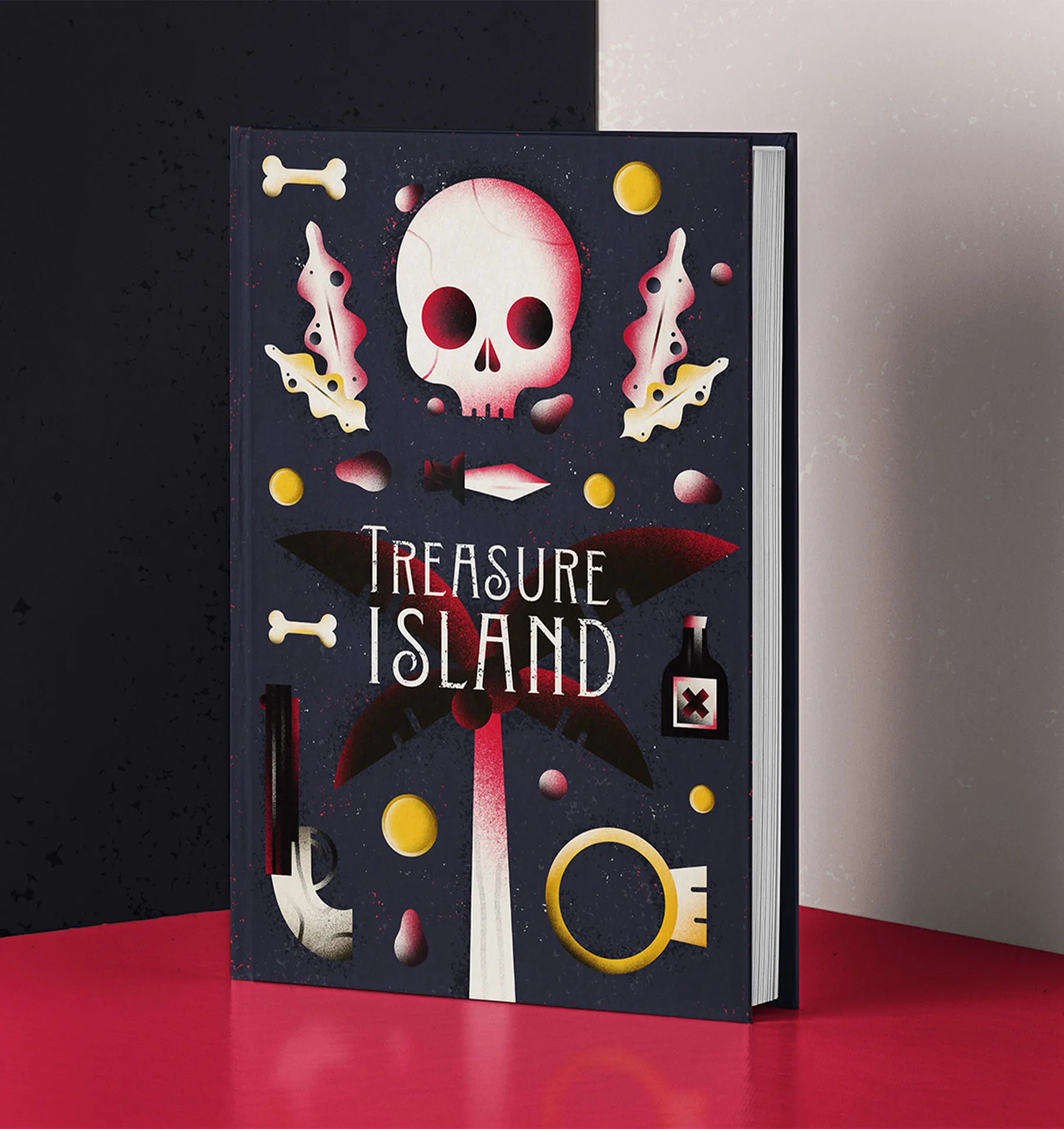 Ein Buch mit einer Coverillustration für eine Piratengeschichte